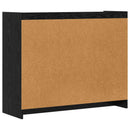 vidaXL Széf Fekete Tölgy 98,5 x 33 x 80 cm Szerelt Fa