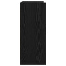 vidaXL Széf Fekete Tölgy 98,5 x 33 x 80 cm Szerelt Fa