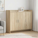vidaXL Széf Sonoma Tölgy 98,5 x 33 x 80 cm Szerelt Fa
