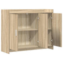 vidaXL Széf Sonoma Tölgy 98,5 x 33 x 80 cm Szerelt Fa