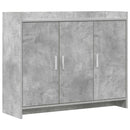 vidaXL Széf Betonszürke 98,5 x 33 x 80 cm Szerelt Fa