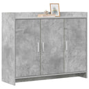 vidaXL Széf Betonszürke 98,5 x 33 x 80 cm Szerelt Fa