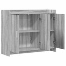 vidaXL Széf Szürke Sonoma 98,5 x 33 x 80 cm Szerelt Fa