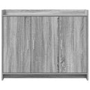 vidaXL Széf Szürke Sonoma 98,5 x 33 x 80 cm Szerelt Fa