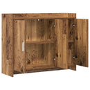 vidaXL Széf Antik Fa 98,5 x 33 x 80 cm Szerelt Fa