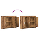 vidaXL Széf Antik Fa 98,5 x 33 x 80 cm Szerelt Fa