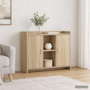 vidaXL Széf Sonoma Oak 98,5 x 33 x 80 cm Szerelt Fa