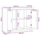 vidaXL Széf 98,5 x 33 x 80 cm PB