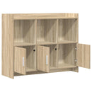 vidaXL Széf Sonoma Tölgy 98,5 x 33 x 80 cm Szerelt Fa