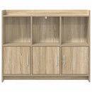 vidaXL Széf Sonoma Tölgy 98,5 x 33 x 80 cm Szerelt Fa