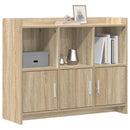 vidaXL Széf Sonoma Tölgy 98,5 x 33 x 80 cm Szerelt Fa
