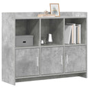 vidaXL Széf Betonszürke 98,5 x 33 x 80 cm Szerelt Fa