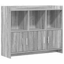 vidaXL Széf Szürke Sonoma 98,5 x 33 x 80 cm Szerelt Fa