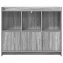 vidaXL Széf Szürke Sonoma 98,5 x 33 x 80 cm Szerelt Fa