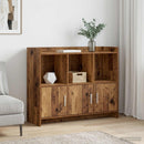 vidaXL Széf Antik Fa 98,5 x 33 x 80 cm Szerelt Fa