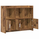vidaXL Széf Antik Fa 98,5 x 33 x 80 cm Szerelt Fa