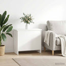 vidaXL Tárolódoboz tárolóval Fehér 60 x 40 x 50 cm Szerelt Fa