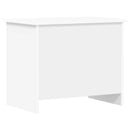 vidaXL Tárolódoboz tárolóval Fehér 60 x 40 x 50 cm Szerelt Fa