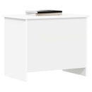 vidaXL Tárolódoboz tárolóval Fehér 60 x 40 x 50 cm Szerelt Fa