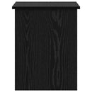 vidaXL Tárolódoboz tárolóval Fekete Tölgy 60 x 40 x 50 cm Szerelt Fa