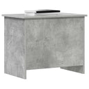vidaXL Tárolódoboz tárolóval Betonszürke 60 x 40 x 50 cm Szerelt Fa
