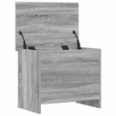 vidaXL Tárolódoboz tárolóval Szürke Sonoma 60 x 40 x 50 cm Szerelt Fa