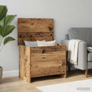 vidaXL Tárolódoboz tárolóval Antik Fa 60 x 40 x 50 cm Szerelt Fa