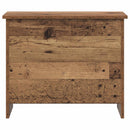vidaXL Tárolódoboz tárolóval Antik Fa 60 x 40 x 50 cm Szerelt Fa