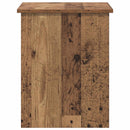 vidaXL Tárolódoboz tárolóval Antik Fa 60 x 40 x 50 cm Szerelt Fa