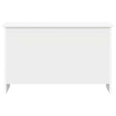 vidaXL Tárolódoboz tárolóval Fehér 80 x 40 x 50 cm Szerelt Fa