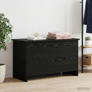 vidaXL Tárolódoboz tárolóval Fekete Tölgy 80 x 40 x 50 cm Szerelt Fa