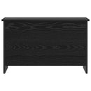 vidaXL Tárolódoboz tárolóval Fekete Tölgy 80 x 40 x 50 cm Szerelt Fa