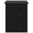 vidaXL Tárolódoboz tárolóval Fekete Tölgy 80 x 40 x 50 cm Szerelt Fa