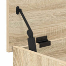 vidaXL Tárolódoboz tárolóval Sonoma Tölgy 80 x 40 x 50 cm Szerelt Fa