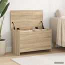 vidaXL Tárolódoboz tárolóval Sonoma Tölgy 80 x 40 x 50 cm Szerelt Fa