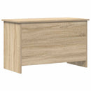 vidaXL Tárolódoboz tárolóval Sonoma Tölgy 80 x 40 x 50 cm Szerelt Fa