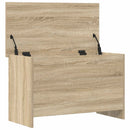 vidaXL Tárolódoboz tárolóval Sonoma Tölgy 80 x 40 x 50 cm Szerelt Fa