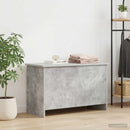 vidaXL Tárolódoboz tárolóval Betonszürke 80 x 40 x 50 cm Szerelt Fa