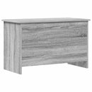 vidaXL Tárolódoboz tárolóval Szürke Sonoma 80 x 40 x 50 cm Szerelt Fa