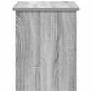 vidaXL Tárolódoboz tárolóval Szürke Sonoma 80 x 40 x 50 cm Szerelt Fa