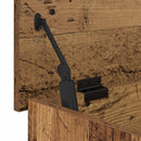 vidaXL Tárolódoboz tárolóval Antik Fa 80 x 40 x 50 cm Szerelt Fa