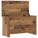 vidaXL Tárolódoboz tárolóval Antik Fa 80 x 40 x 50 cm Szerelt Fa