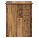 vidaXL Tárolódoboz tárolóval Antik Fa 80 x 40 x 50 cm Szerelt Fa