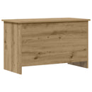 vidaXL Tárolódoboz Kézműves Tölgy 80 x 40 x 50 cm Szerelt Fa