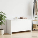 vidaXL Tárolódoboz tárolóval Fehér 100 x 40 x 50 cm Szerelt Fa