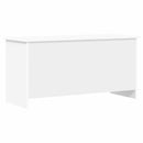 vidaXL Tárolódoboz tárolóval Fehér 100 x 40 x 50 cm Szerelt Fa