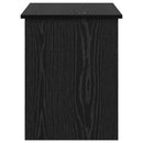 vidaXL Tárolódoboz tárolóval Fekete Tölgy 100 x 40 x 50 cm Szerelt Fa