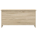 vidaXL Tárolódoboz tárolóval Sonoma Tölgy 100 x 40 x 50 cm Szerelt Fa