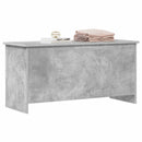 vidaXL Tárolódoboz tárolóval Betonszürke 100 x 40 x 50 cm Szerelt Fa