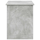 vidaXL Tárolódoboz tárolóval Betonszürke 100 x 40 x 50 cm Szerelt Fa
